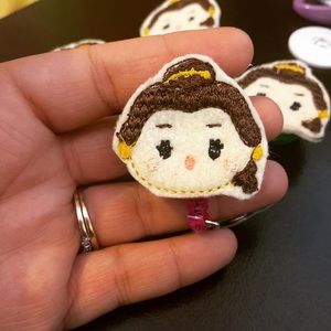 Princess belle badge reel